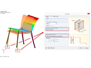 Configurações para o sólido de contato