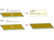 Superfície lateral F4 com seis linhas de contorno