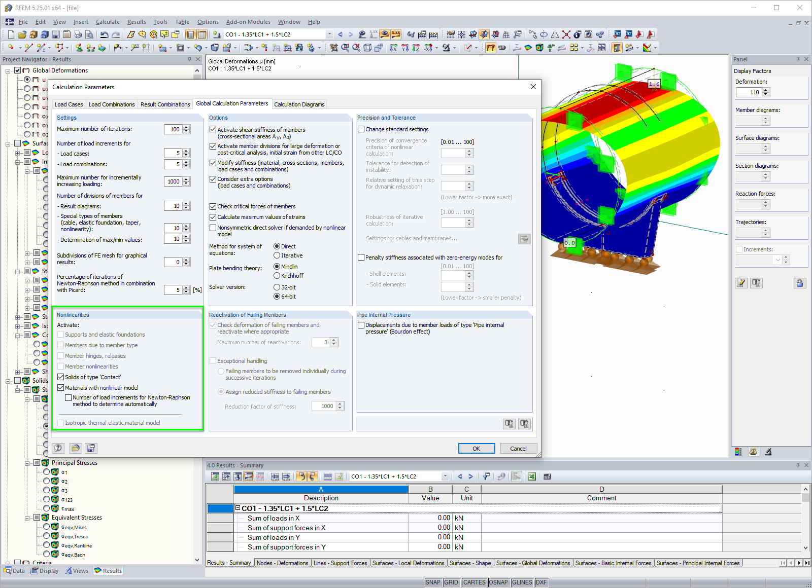 Desativação de efeitos não lineares