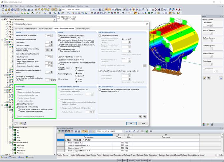 Desativação de efeitos não lineares