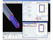 Secção híbrida no SHAPE-THIN