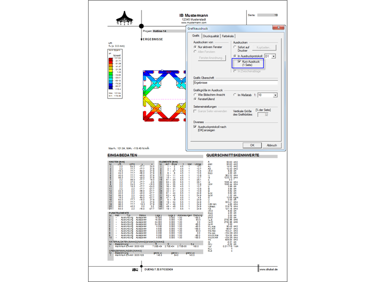 Opções de impressão
