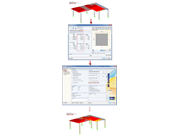 Frequência natural da estrutura antes de reduzir a rigidez