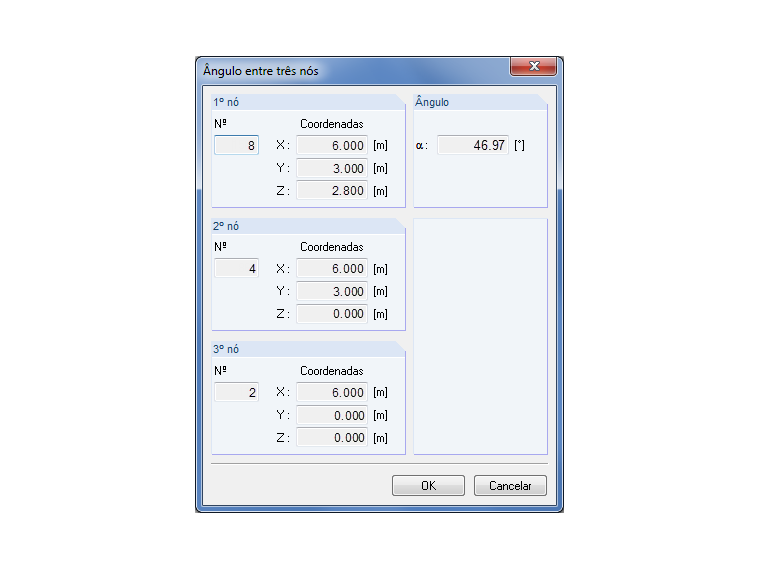 Determinar distâncias e ângulos