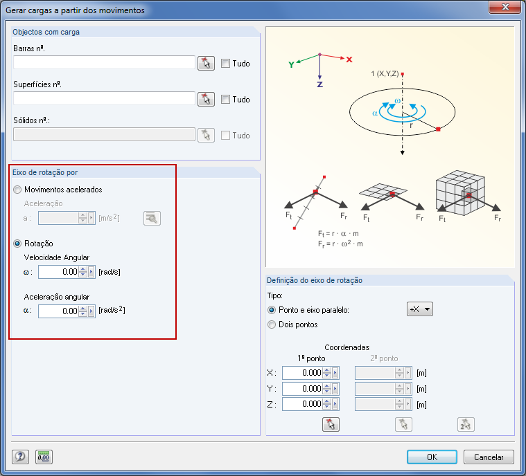 Geração de cargas a partir de movimentos