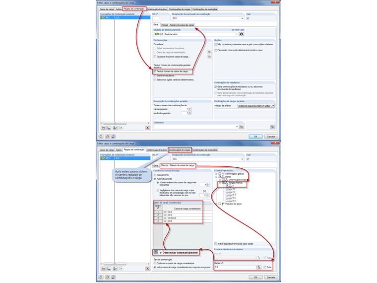 Redução do número de casos de carga