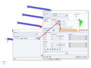 Dlubal RFEM 5 e RSTAB 8 - Importar rotação da barra nos Apoios nodais