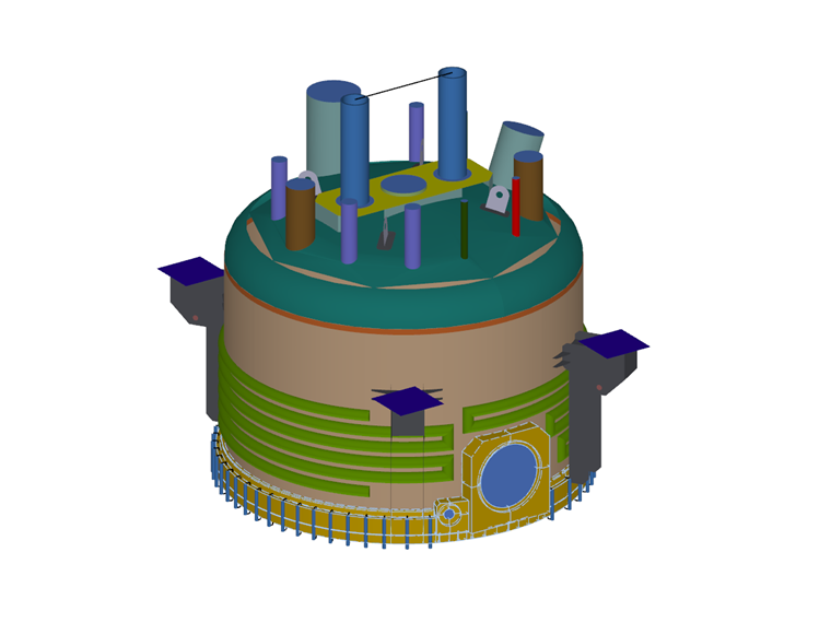 Software de cálculo estrutural RFEM | Instalação industrial – Dispositivo de filtro industrial