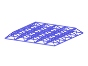 Modelo da treliça 3D