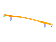 Ponte pedonal sobre o rio Bow em Banff, Canadá