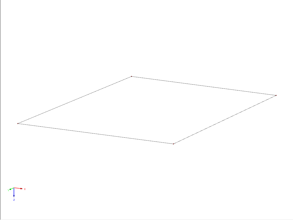 Quatro nós que não estão no mesmo plano