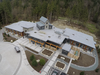 O mosteiro visto do ar (© AHC-Derix)