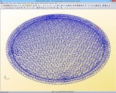 Modelo espacial da cúpula do Louvre de Abu Dhabi no RSTAB (© Waagner-Biro)