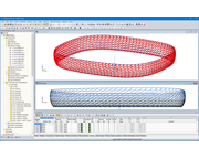 Modelo 3D da estrutura reticulada do Allianz Arena (© IPL Ingenieurplanung Leichtbau GmbH)