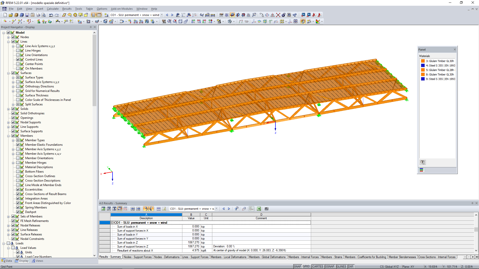 Modelação geométrica de coberturas de madeira (© Holz Albertani SpA)