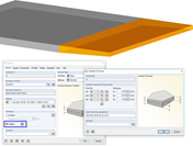 Laje em consola com espessura linearmente variável