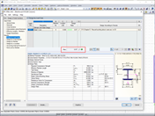 Resultado final do dimensionamento no RF-STEEL AISC