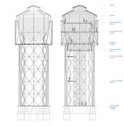 Torre de água, Kladno-Rozdělov