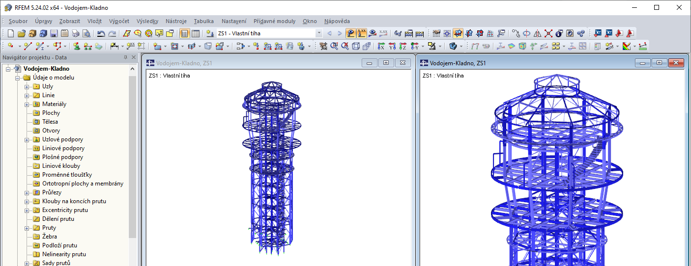 Torre de água, Kladno-Rozdělov