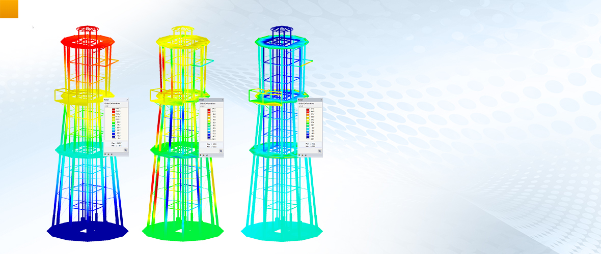 Torre de observação em madeira e aço