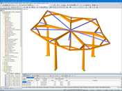 Modelo 3D de um elemento individual no RFEM (© Jing Kong & Associates Consulting Structural Engineers Inc.)