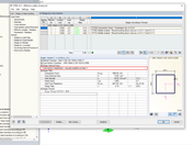 Verificação de dimensionamento de uma secção oca fina com uma classe de secção selecionada manualmente