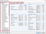 Caixa de diálogo Unidades e casas decimais