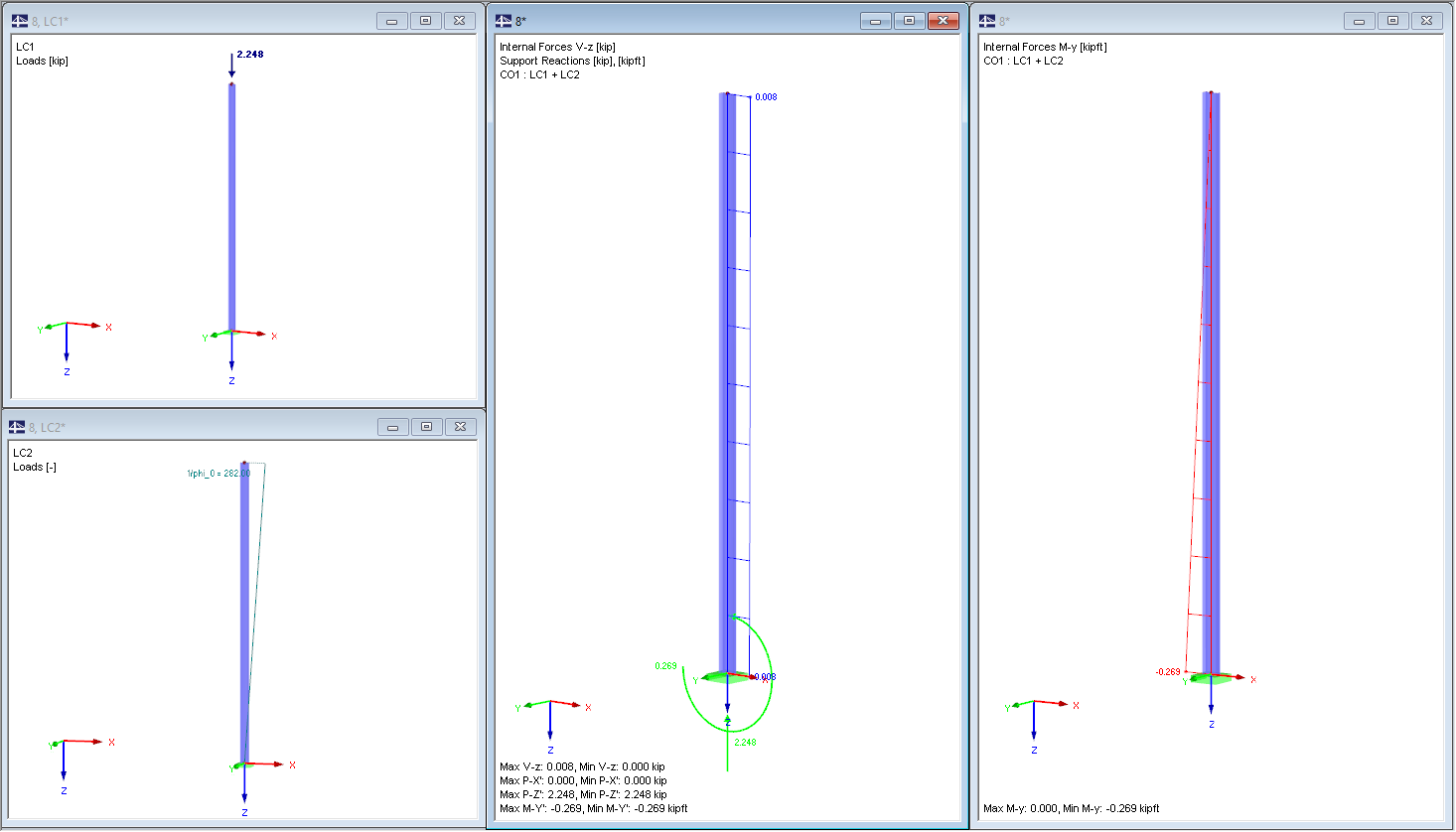 Apoio reto com imperfeição
