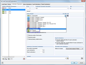 Expressões de combinação para SLS