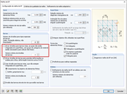 Configuração da malha de EF