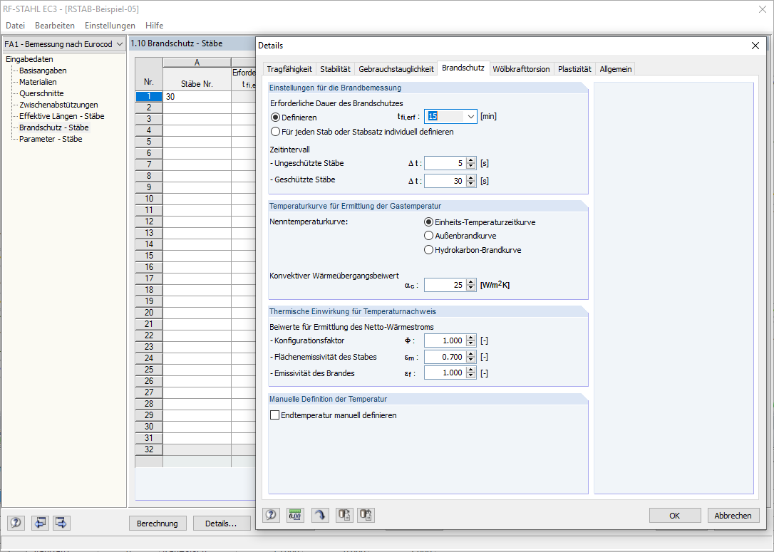Resistência ao fogo