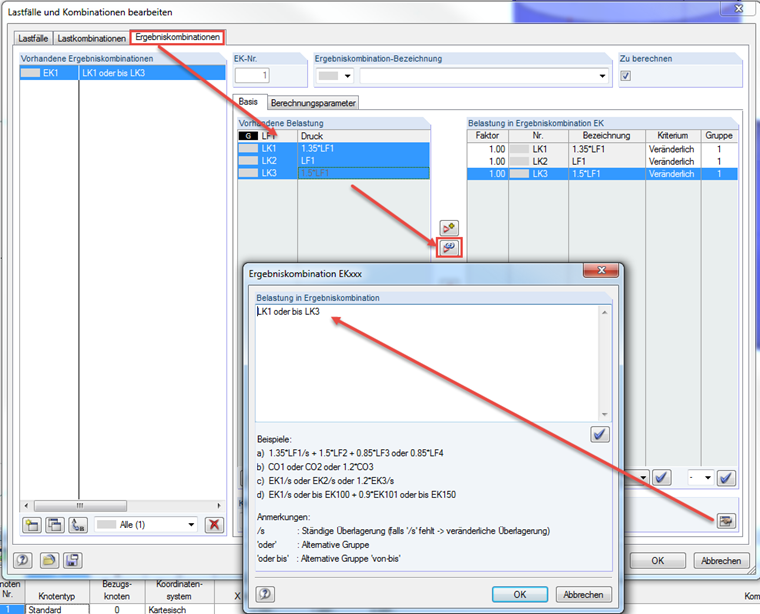 envolvente de resultados
