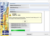 Erro de geração de malha