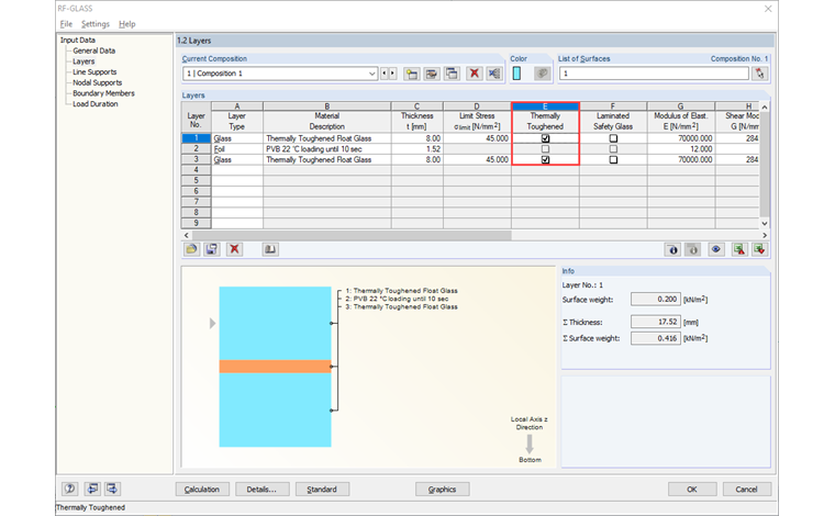 Opção ' temperado termicamente '