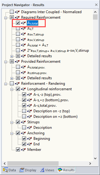 Armadura necessária em toda a volta