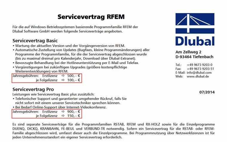 Formulário de contrato de serviço