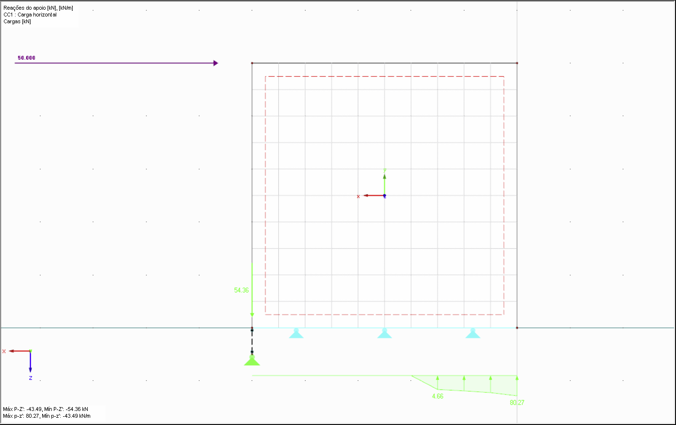 Barra adicional como apoio de tração