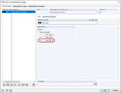 Sinal do efeito do peso próprio