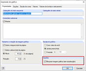 Bloqueio adicional de imagens gráficas individualmente