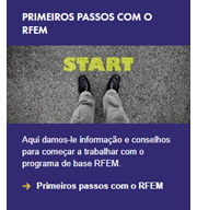Primeiros passos com o RFEM