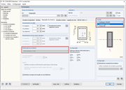Secção circular e retangular num único grupo de armadura