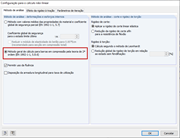 Caixa de diálogo "Configuração para o cálculo não linear": Método geral para elementos em compressão