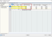 Mostrar os comprimentos efetivos