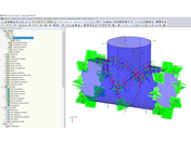 Mostrar ou ocultar sistema de eixos de linhas