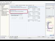 Desativar a verificação de encurvadura por corte