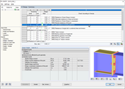 Verificação do estado limite último da ligação incluindo a força axial