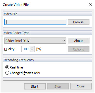 Criar ficheiro de vídeo