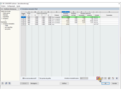 Janela de resultados 2.1 no RF-CONCRETE Surfaces com superfícies de armadura calculadas em [cm²/m]