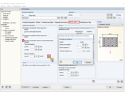 Janela 1.4 com a especificação da armadura mínima para a verificação no RF-/CONCRETE Columns