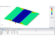 Diagrama de resultados sem componente dos esforços internos da nervura